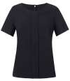 BK142 2280 Brook Taverner Ladies Verona Short Sleeve Shirt Black colour image